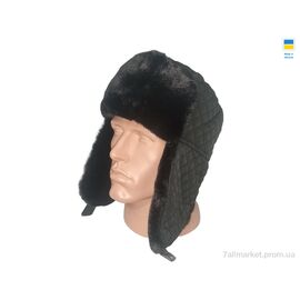 Фотография Шапка мужская Зима 0581 чорний (3 шт. р.сетка M-XL) "Mabi" недорого оптом от прямого поставщика