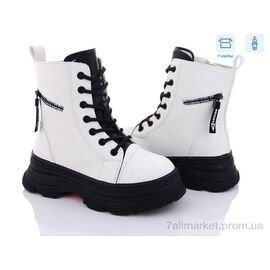 Черевики дитячі зручні Зима 985-1 (8 пар р.32-37) "Ok Shoes" недорого оптом від прямого постачальника