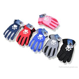 Фотография Перчатки для детей Зима 903M mix (240 шт. р.сетка 6-7) "CAP" недорого оптом от прямого поставщика