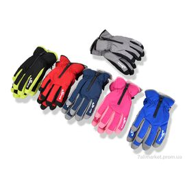 Фотография Перчатки для детей Зима 904M mix (168 шт. р.сетка 6-8) "CAP" недорого оптом от прямого поставщика