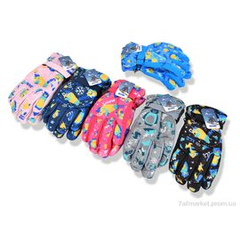 Рукавички для дітей Зима 922M mix (168 шт. р.сітка6-8) "CAP" недорого оптом від прямого постачальника