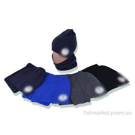 Фотография Шапка мужская Зима Y937-1 (шапка+баф) mix (5 шт. р.сетка 48-52) "Red Hat" недорого оптом от прямого поставщика