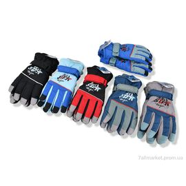 Рукавички для дітей Зима 910 (XL) mix (168 шт. р.сітка13-15) "CAP" недорого оптом від прямого постачальника