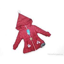 Куртка дитяча Зима S146 червоний (3 шт. р.сітка3-5) "Kids-modnik" недорого оптом від прямого постачальника