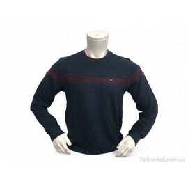 Батник чоловічий Весна/осінь 6358 т.синій (4 шт. р.сіткаL-3XL) "TurkishBrend" недорого оптом від прямого постачальника