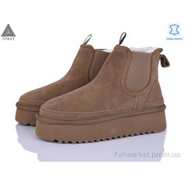 Фотография Угги женские утепленные зима UG240-3 шкіра піна (6 пар р.36-41) "STILLI Group" недорого оптом от прямого поставщика