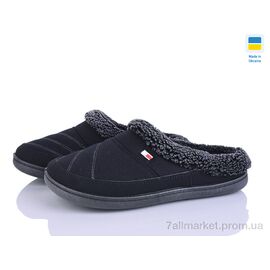 Тапки чоловічі домашні Зима T41 чорний (8 пар р.41-46) "Golden Lion" недорого оптом від прямого постачальника