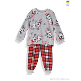 Фотография Пижама детская Зима 195281 сірий (5 шт. р.сетка 98-128) "Kir15" недорого оптом от прямого поставщика