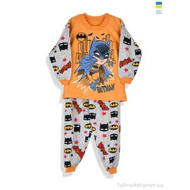 Дитяча піжама Зима 195286 помаранчевий (5 шт. р.сітка98-128) "Kir15" недорого оптом від прямого постачальника