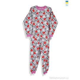 Дитяча піжама Зима 195363 сірий (3 шт. р.сітка128-140) "Kir15" недорого оптом від прямого постачальника