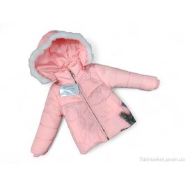 Куртка дитяча Весна/осінь S74 пудра єврозима (3 шт. р.сітка2-3) "Kids-modnik" недорого оптом від прямого постачальника