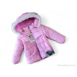 Куртка дитяча Весна/осінь S74 бузковий єврозима (3 шт. р.сітка2-3) "Kids-modnik" недорого оптом від прямого постачальника