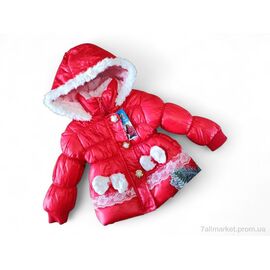 Куртка дитяча Весна/осінь 3-2 червоний єврозима (3 шт. р.сітка1-3) "Kids-modnik" недорого оптом від прямого постачальника