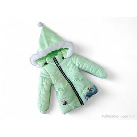 Куртка дитяча Весна/осінь F334 салатовий єврозима (4 шт. р.сітка1-4) "Kids-modnik" недорого оптом від прямого постачальника