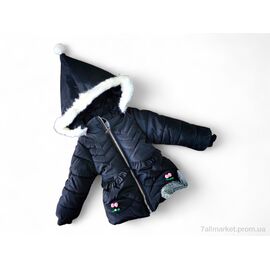 Куртка дитяча Весна/осінь F334 чорний єврозима (4 шт. р.сітка1-4) "Kids-modnik" недорого оптом від прямого постачальника