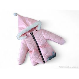 Куртка дитяча Весна/осінь F334 св.рожевий єврозима (4 шт. р.сітка1-4) "Kids-modnik" недорого оптом від прямого постачальника