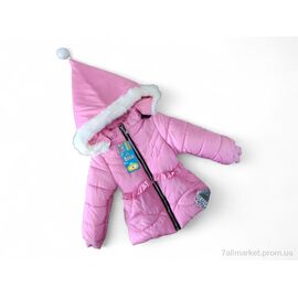 Куртка дитяча Весна/осінь F334 рожевий єврозима (4 шт. р.сітка1-4) "Kids-modnik" недорого оптом від прямого постачальника