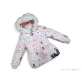 Куртка дитяча Весна/осінь S833 св.рожевий єврозима (3 шт. р.сітка1-3) "Kids-modnik" недорого оптом від прямого постачальника