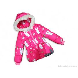 Куртка дитяча Весна/осінь S833 малиновий єврозима (3 шт. р.сітка1-3) "Kids-modnik" недорого оптом від прямого постачальника