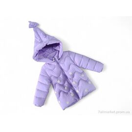 Куртка дитяча Весна/осінь K516 бузковий єврозима (4 шт. р.сітка3-6) "Kids-modnik" недорого оптом від прямого постачальника