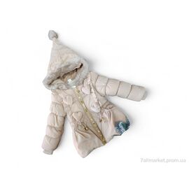 Куртка дитяча Весна/осінь F367 бежевий єврозима (4 шт. р.сітка2-5) "Kids-modnik" недорого оптом від прямого постачальника