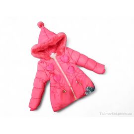 Куртка дитяча Весна/осінь F367 кораловий єврозима (4 шт. р.сітка2-5) "Kids-modnik" недорого оптом від прямого постачальника