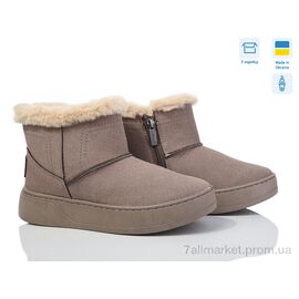 Фотография Угги женские утепленные зима 1804 коричневий (6 пар р.37-41) "Paolla" недорого оптом от прямого поставщика