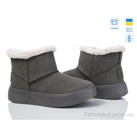 Фотография Угги женские утепленные зима 1804 сірий (6 пар р.37-41) "Paolla" недорого оптом от прямого поставщика
