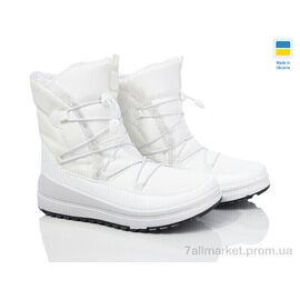 Черевики жіночі стильні Зима 461 білий (8 пар р.37-42) "Paolla" недорого оптом від прямого постачальника