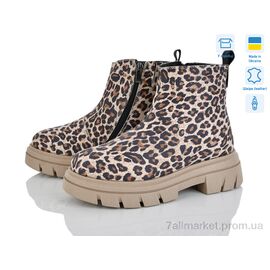 Фотография Ботинки женские стильные зима 5027-173 беж (6 пар р.36-40) "Мрія" недорого оптом от прямого поставщика