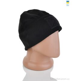 Шапка чоловіча Зима Шапка фліс з липучкою чорний (56р) (5 шт. р.сіткаOne size) "VIOLA" недорого оптом від прямого постачальника