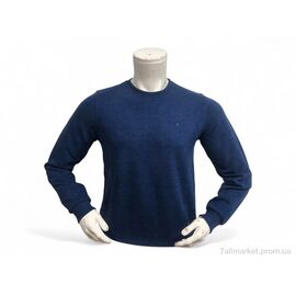 Батник чоловічий Весна/осінь 6351 сакс (4 шт. р.сіткаL-3XL) "TurkishBrend" недорого оптом від прямого постачальника