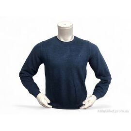 Батник чоловічий Весна/осінь 6351 індиго (4 шт. р.сіткаL-3XL) "TurkishBrend" недорого оптом від прямого постачальника