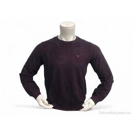 Батник чоловічий Весна/осінь 6351 бордо (4 шт. р.сіткаL-3XL) "TurkishBrend" недорого оптом від прямого постачальника