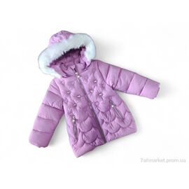 Куртка дитяча Весна/осінь K519 бузковий єврозима (4 шт. р.сітка3-6) "Kids-modnik" недорого оптом від прямого постачальника