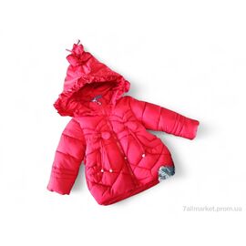 Фотография Куртка детская Весна/осень K365 червоний єврозима (4 шт. р.сетка 1-4) "Kids-modnik" недорого оптом от прямого поставщика