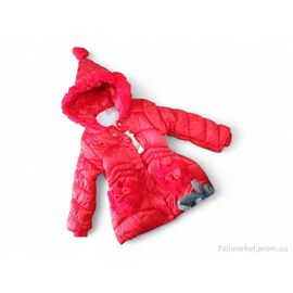 Фотография Куртка детская Весна/осень U7-4 червоний єврозима (3 шт. р.сетка 4-6) "Kids-modnik" недорого оптом от прямого поставщика