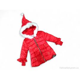 Фотография Куртка детская Весна/осень 19-1 червоний єврозима (3 шт. р.сетка 1-3) "Kids-modnik" недорого оптом от прямого поставщика