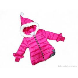 Фотография Куртка детская Весна/осень 19-1 малиновий єврозима (3 шт. р.сетка 1-3) "Kids-modnik" недорого оптом от прямого поставщика