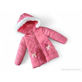 Фотография Куртка детская Весна/осень K40 кораловий єврозима (3 шт. р.сетка 3-5) "Kids-modnik" недорого оптом от прямого поставщика