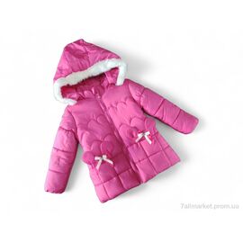 Фотография Куртка детская Весна/осень K40 малиновий єврозима (3 шт. р.сетка 3-5) "Kids-modnik" недорого оптом от прямого поставщика