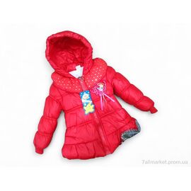 Куртка дитяча Весна/осінь 16-3 червоний єврозима (3 шт. р.сітка1-3) "Kids-modnik" недорого оптом від прямого постачальника