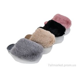 Тапки жіночі для будинку Зима Шльопок Ж 88E mix (12 пар р.36-41) "Progress" недорого оптом від прямого постачальника