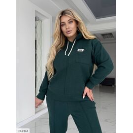 Фотография Женский прогулочный костюм со штанами большие размеры р.50-52;54-56;58-60;62-64 "LETTI" купить недорого от прямого поставщика