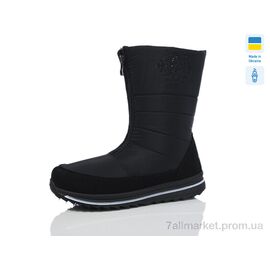 Дутики жіночі утеплені Зима 3114 чорний (6 пар р.38-42) "Lot Shoes" недорого оптом від прямого постачальника