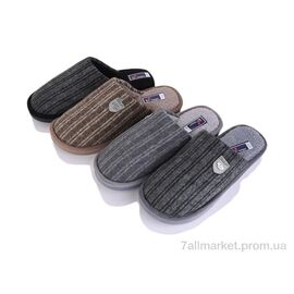 Фотография Тапки мужские домашние зима A8113 mix (12 пар р.40-45) "SANLIN 2" недорого оптом от прямого поставщика