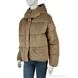 Куртка жіноча Зима 6706 (12059) d.beige (4 шт. р.сітка42-48) "Obuvok" недорого оптом від прямого постачальника