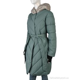 Пальто жіноче Зима MU020 (12064) green (5 шт. р.сіткаM-3XL) "Obuvok" недорого оптом від прямого постачальника