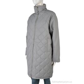 Куртка жіноча Зима 181 (12057) grey (4 шт. р.сіткаM-XL) "Obuvok" недорого оптом від прямого постачальника