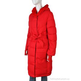 Пальто жіноче Зима 5858 (12063) red (5 шт. р.сіткаL-3XL) "Obuvok" недорого оптом від прямого постачальника